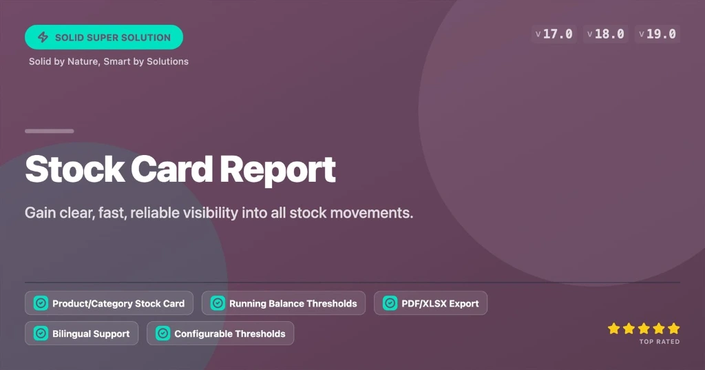 Stock Card Report