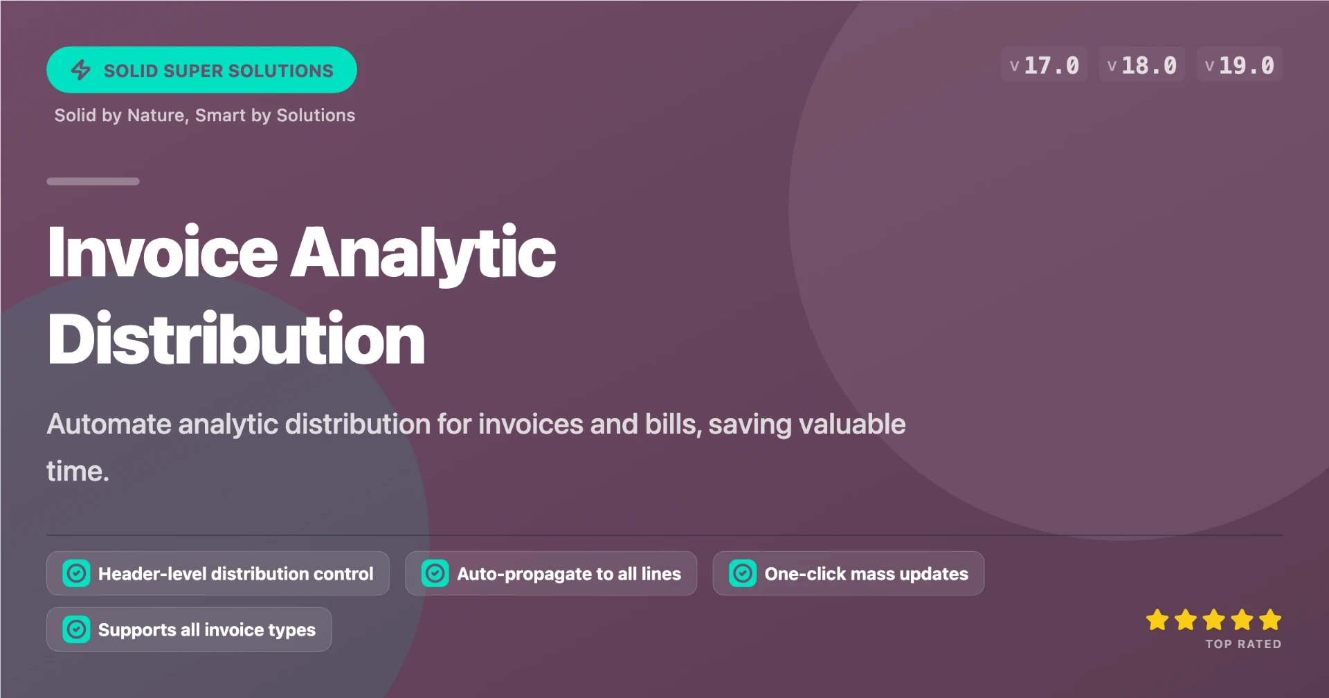 Invoice Analytic Distribution